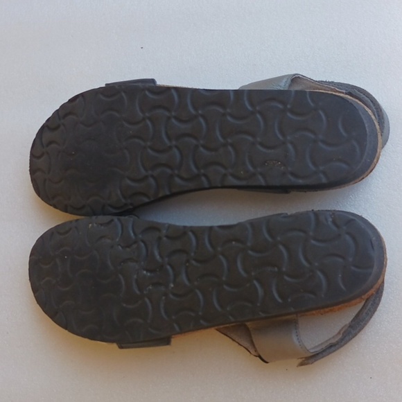NAOT Women's Black White Gray Sandals - Picture 4 of 5